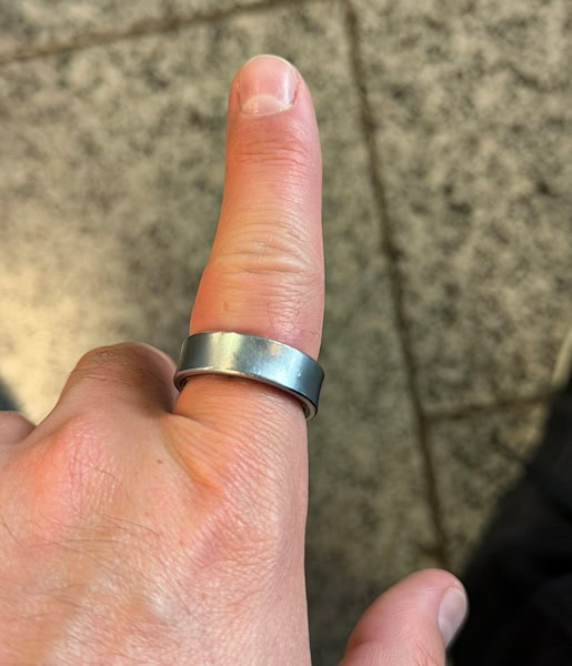Galaxy Ring com bateria inchada
