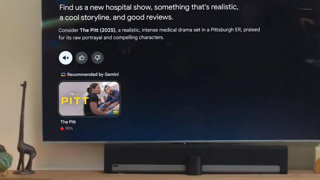 Google TV com Gemini