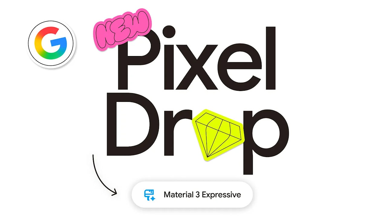 Pixel Drop de setembro de 2025 traz Material 3 Expressive e mais