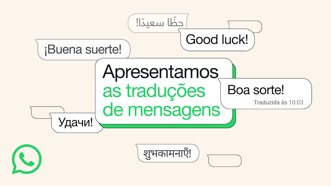 Mensagens do WhatsApp ganham tradução para diversos idiomas