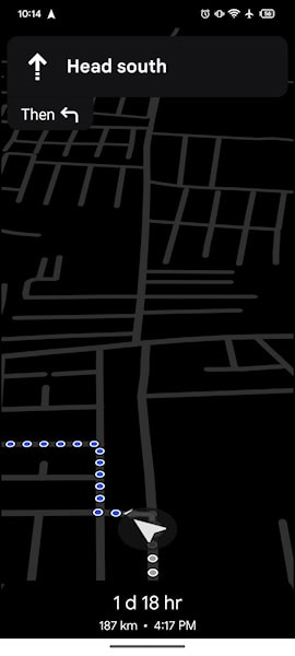 Android 17 tela sempre ligada com Google Maps