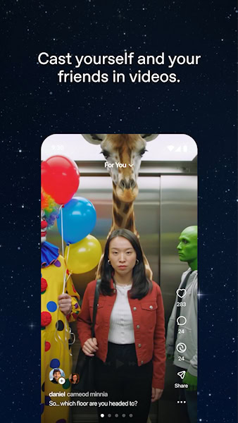 Sora aplicativo para Android