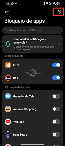 Bloqueando aplicativos com senha nos REDMI, POCO e Xiaomi com HyperOS