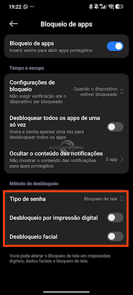 Bloqueando aplicativos com senha nos REDMI, POCO e Xiaomi com HyperOS
