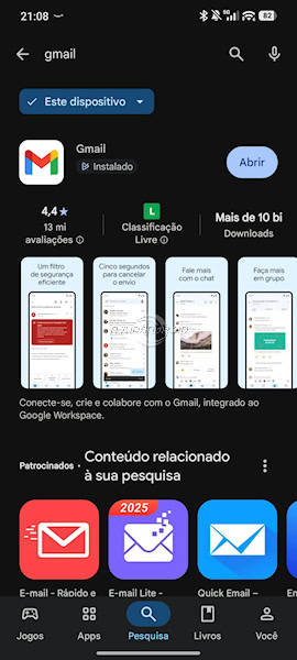 Google Play Store perdeu a capacidade de desinstalar atualizações de apps do sistema