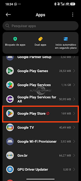Google Play Store sumiu, como fazer voltar