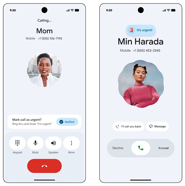 Aplicativo Telefone do Google com função de ligação urgente