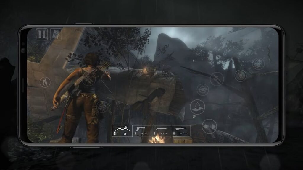 Tomb Raider versão reboot de 2013 para o sistema Android