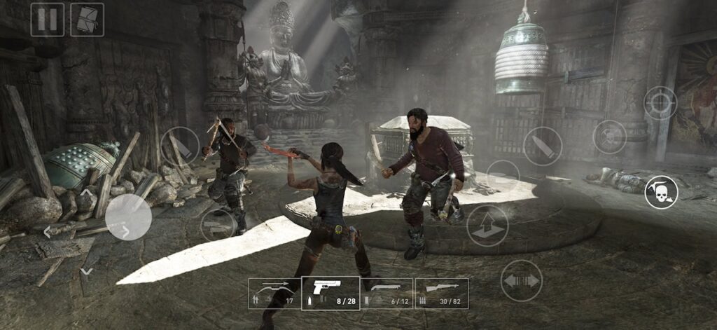 Tomb Raider versão reboot de 2013 para o sistema Android