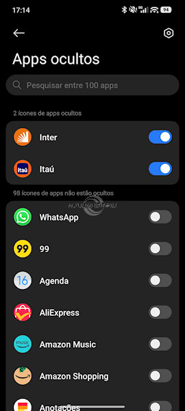 Como esconder aplicativos nos POCO, REDMI e Xiaomi com HyperOS