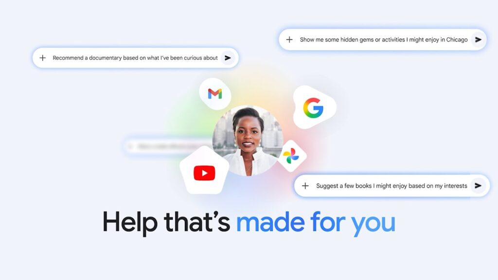 Gemini conexão com aplicativos para ativar Inteligência Pessoal