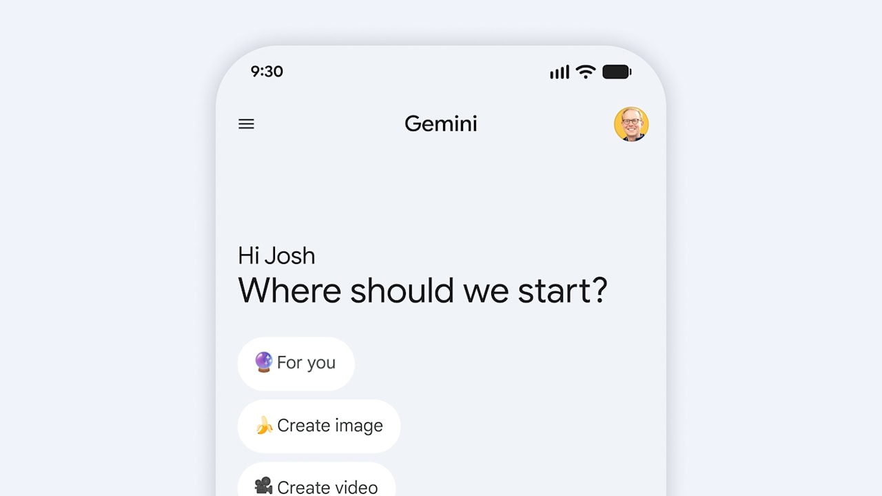Gemini conexão com aplicativos para ativar Inteligência Pessoal