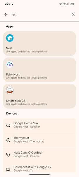 Google Home, opção "Adicionar de uma forma diferente"