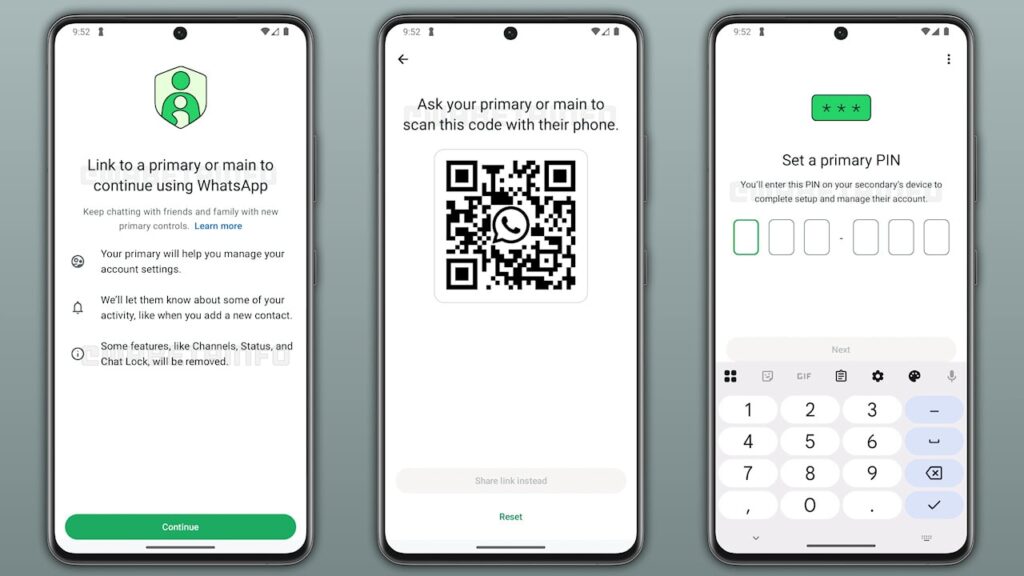 WhatsApp conta secundária para criança