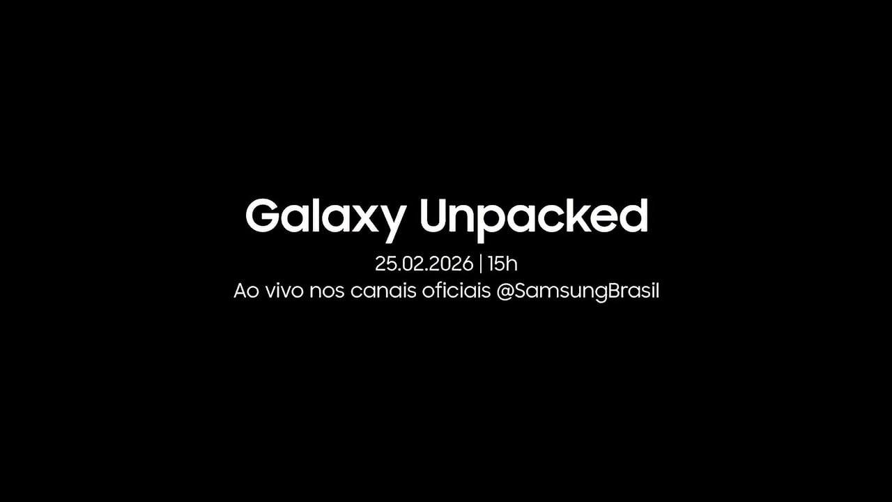 Galaxy Unpacked 2026, a anúncio de apresentação dos Galaxy S26