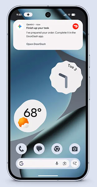 Gemini faz tarefas como fazer compras, pedir comida, carros de apps e mais