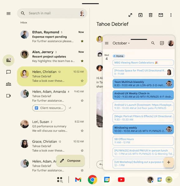 Android 17 bolhas para aplicativos
