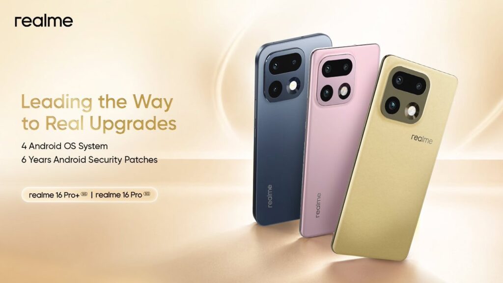 Realme aumento nas atualizações garantidas