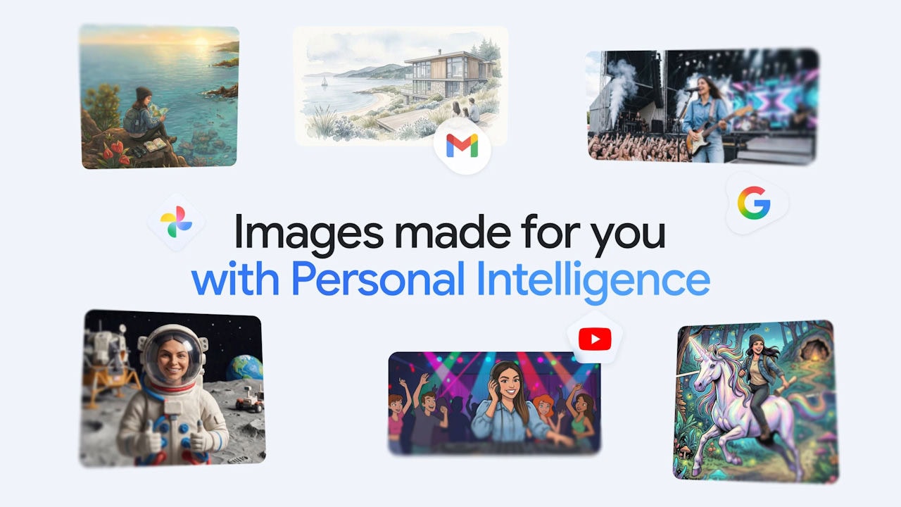 Gemini com Inteligência Pessoal no Google Fotos utilizando o Nano Banana