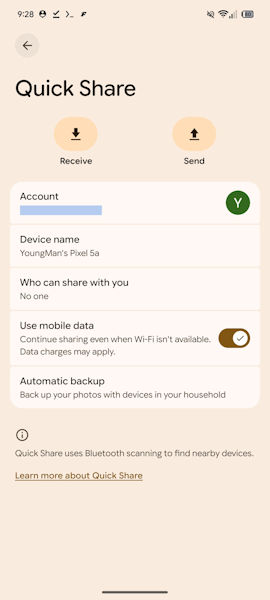 Google Android "backup automático"