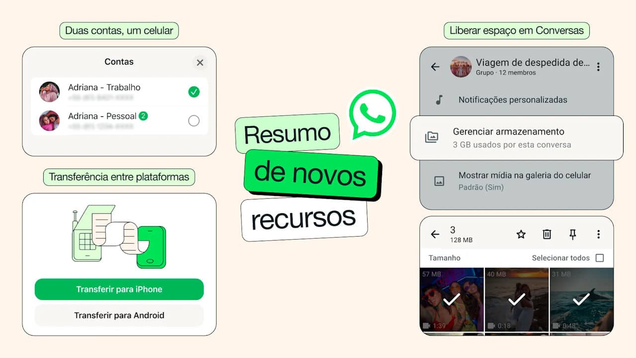 WhatsApp novidades de março de 2026