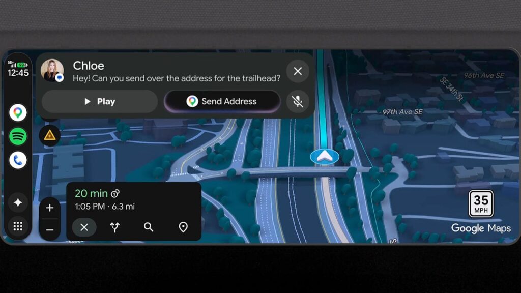 Androi Auto com Gemini Intelligence