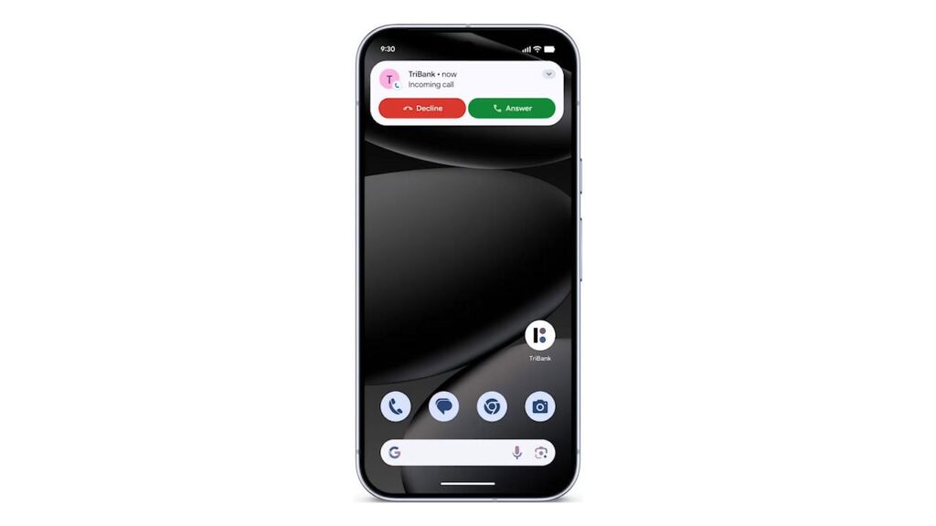 Android proteção contra ligações falsas de banco