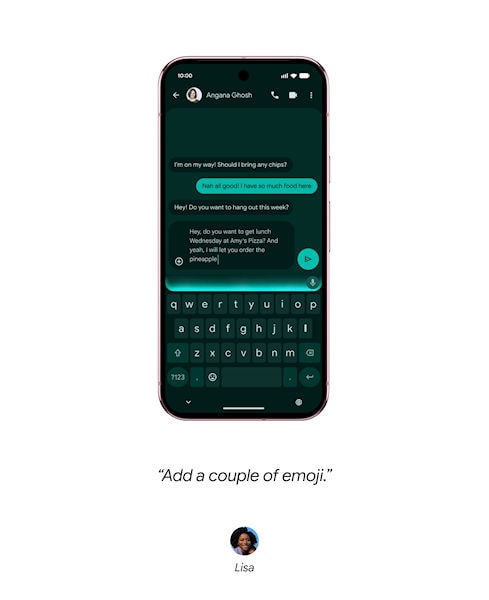 Gemini Intelligence com Ramble para transcrição de fala para texto mais precisa