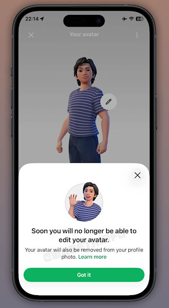 WhatsApp Avatar chega ao fim