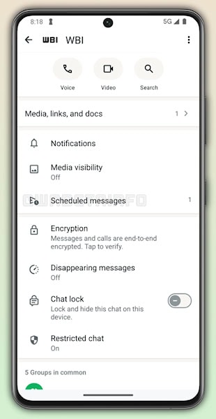 WhatsApp Mensagens agendadas em teste